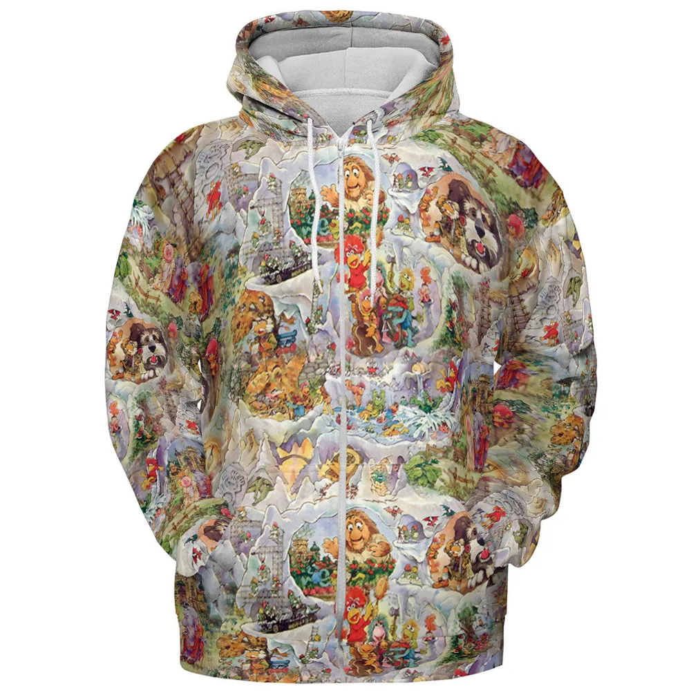 Fraggle Rock Journey Jim Henson All-over Print Hoodie - 4