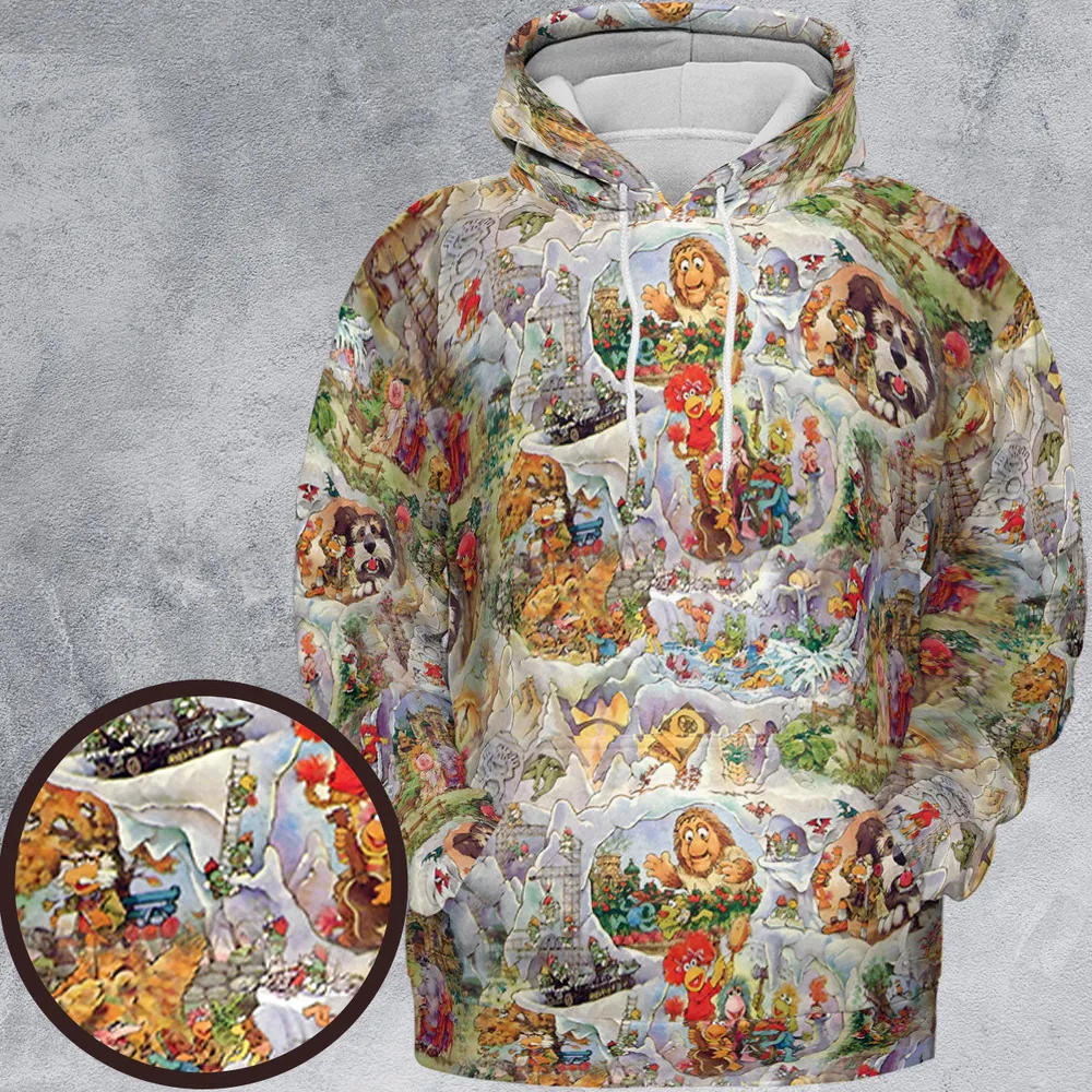 Fraggle Rock Journey Jim Henson All-over Print Hoodie - 2