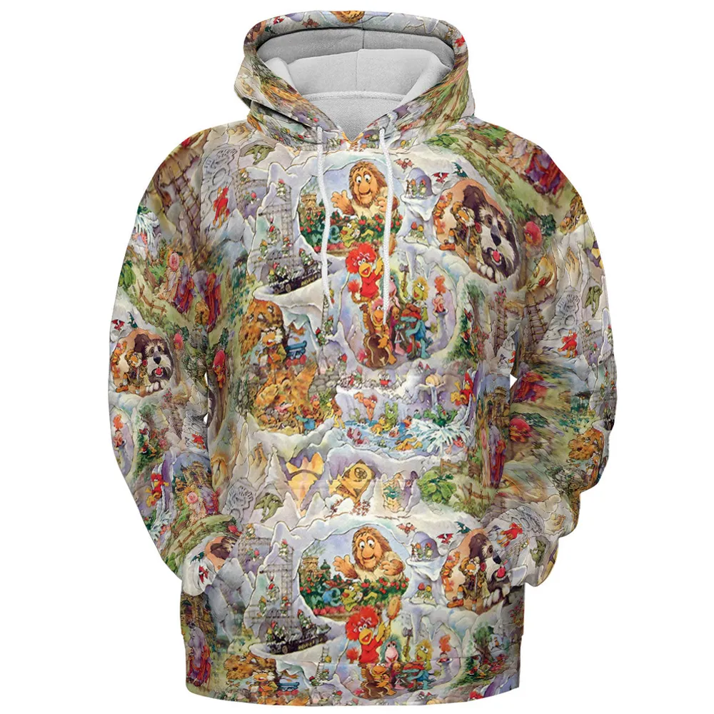 Fraggle Rock Journey Jim Henson All-over Print Hoodie - 3