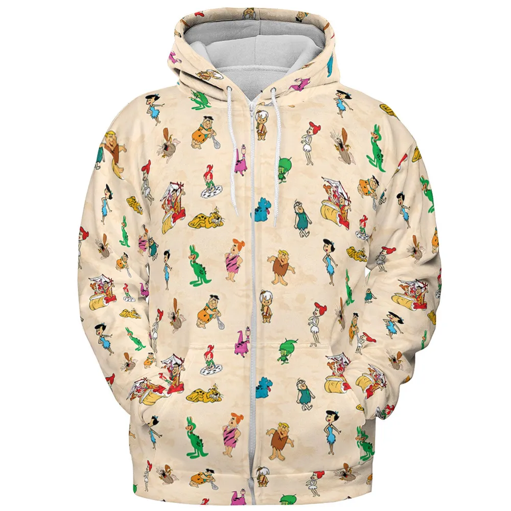 Bedrock The Flintstones All-over Print Hoodie - 4