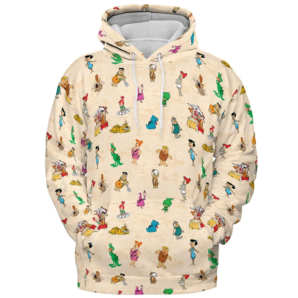 Bedrock The Flintstones All-over Print Hoodie - 3