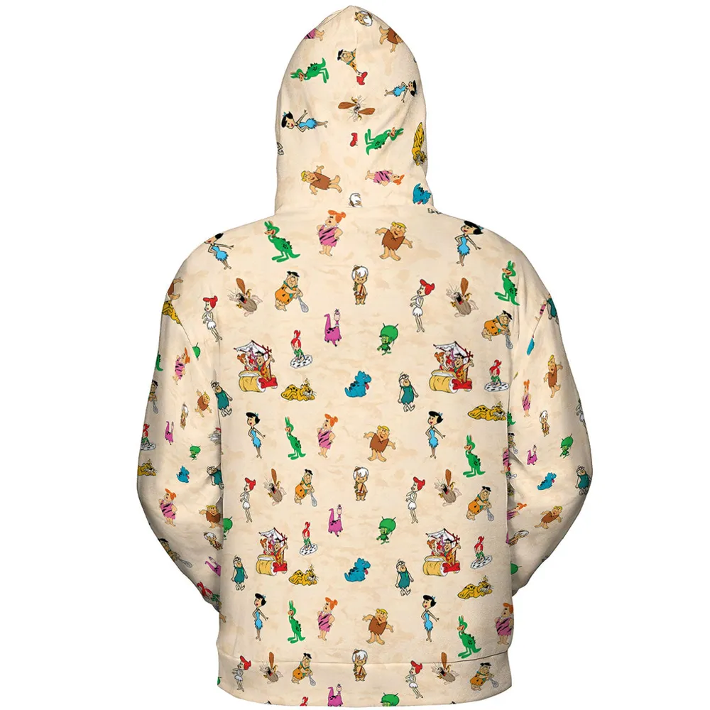 Bedrock The Flintstones All-over Print Hoodie - 5