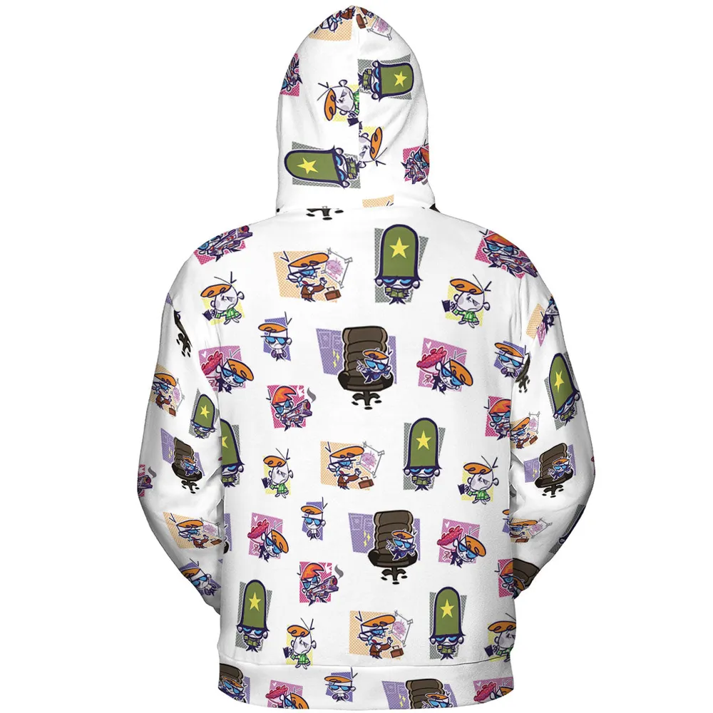 Dexter's Laboratory Characters All-over Print Hoodie - 5