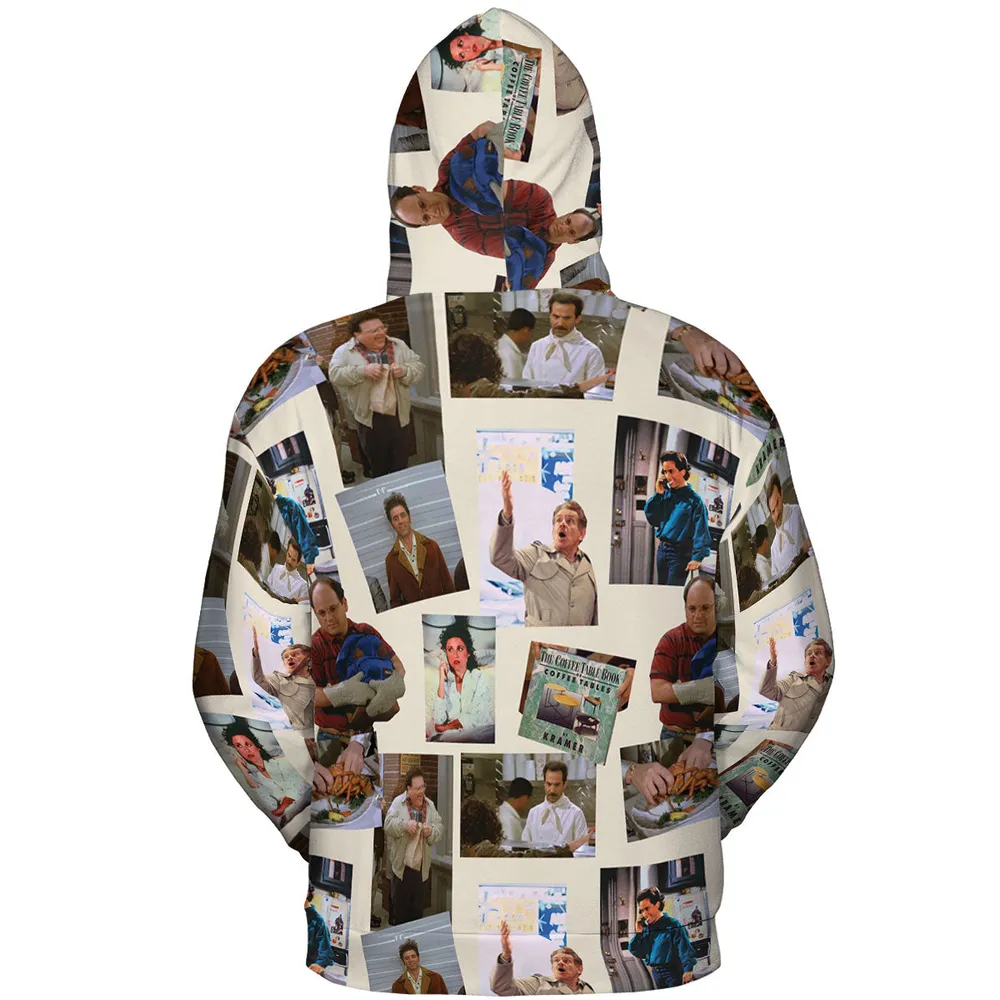 Seinfeld Famous Scenes All-over Print Hoodie - 5