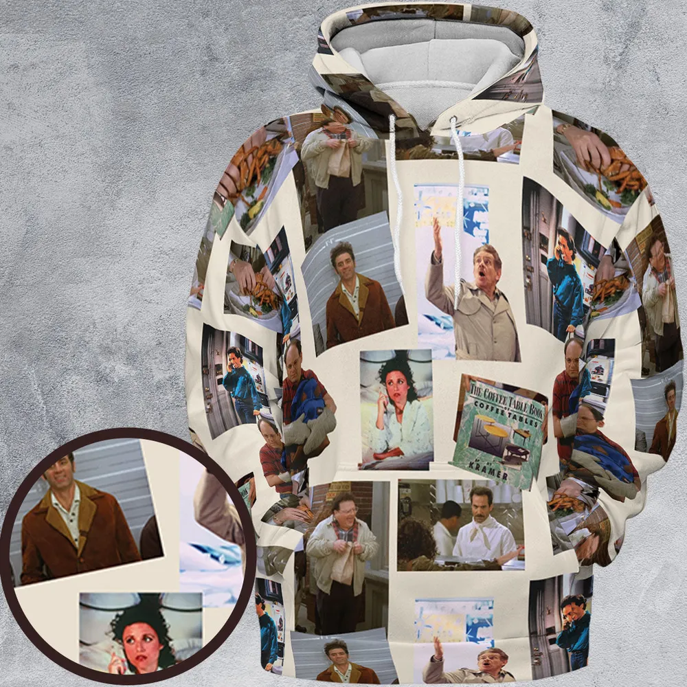 Seinfeld Famous Scenes All-over Print Hoodie - 2