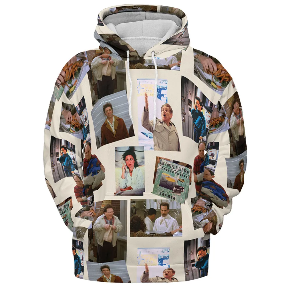 Seinfeld Famous Scenes All-over Print Hoodie - 3
