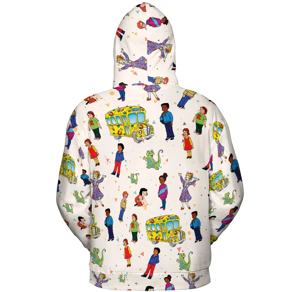 The Magic School Bus Characters All-over Print Hoodie - 5