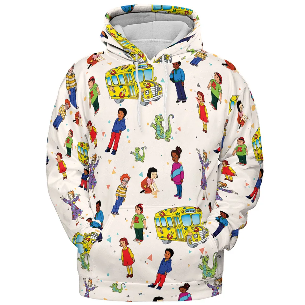 The Magic School Bus Characters All-over Print Hoodie - 3