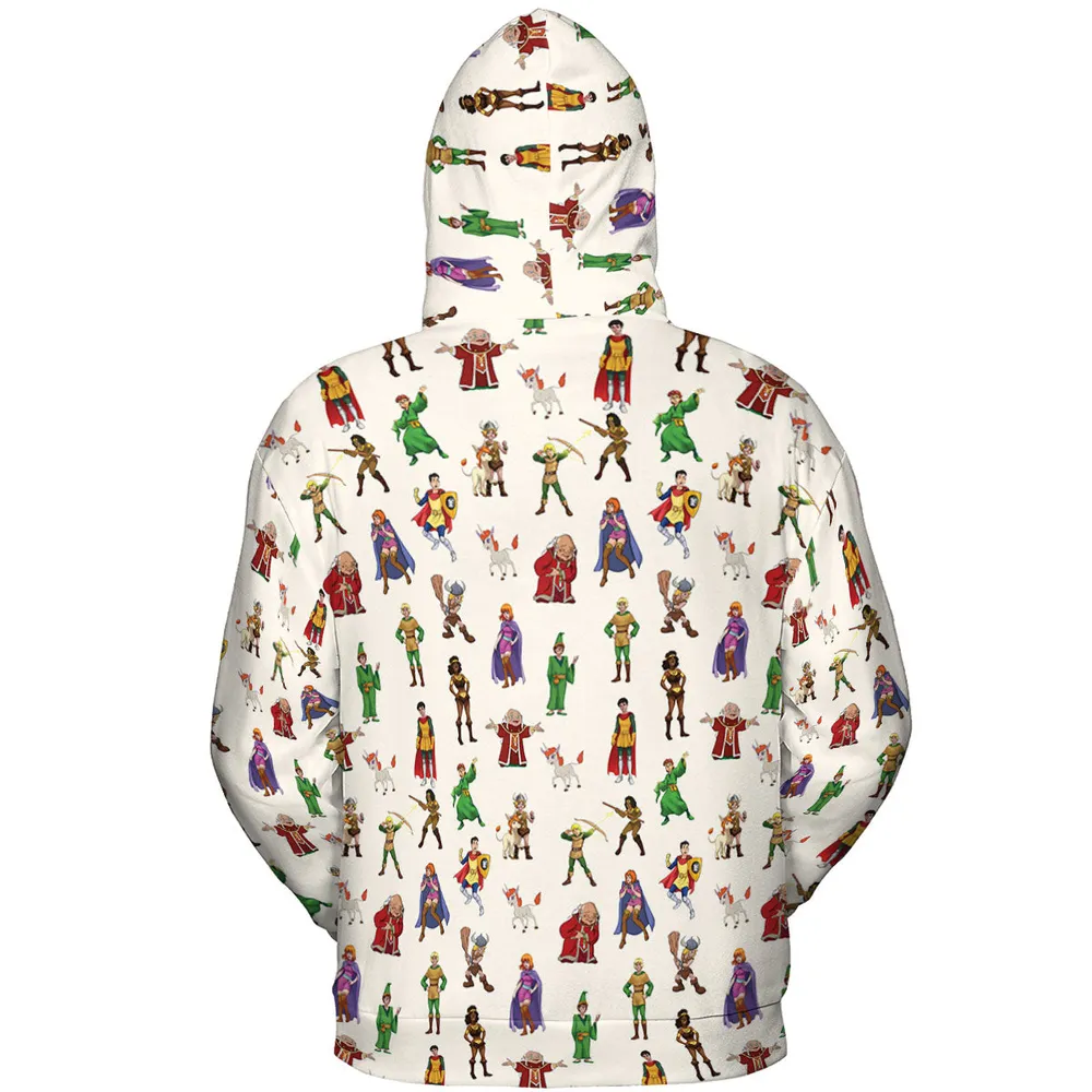 Sheila Uni Eric Diana Bobby Hank DnD All-over Print Hoodie - 5