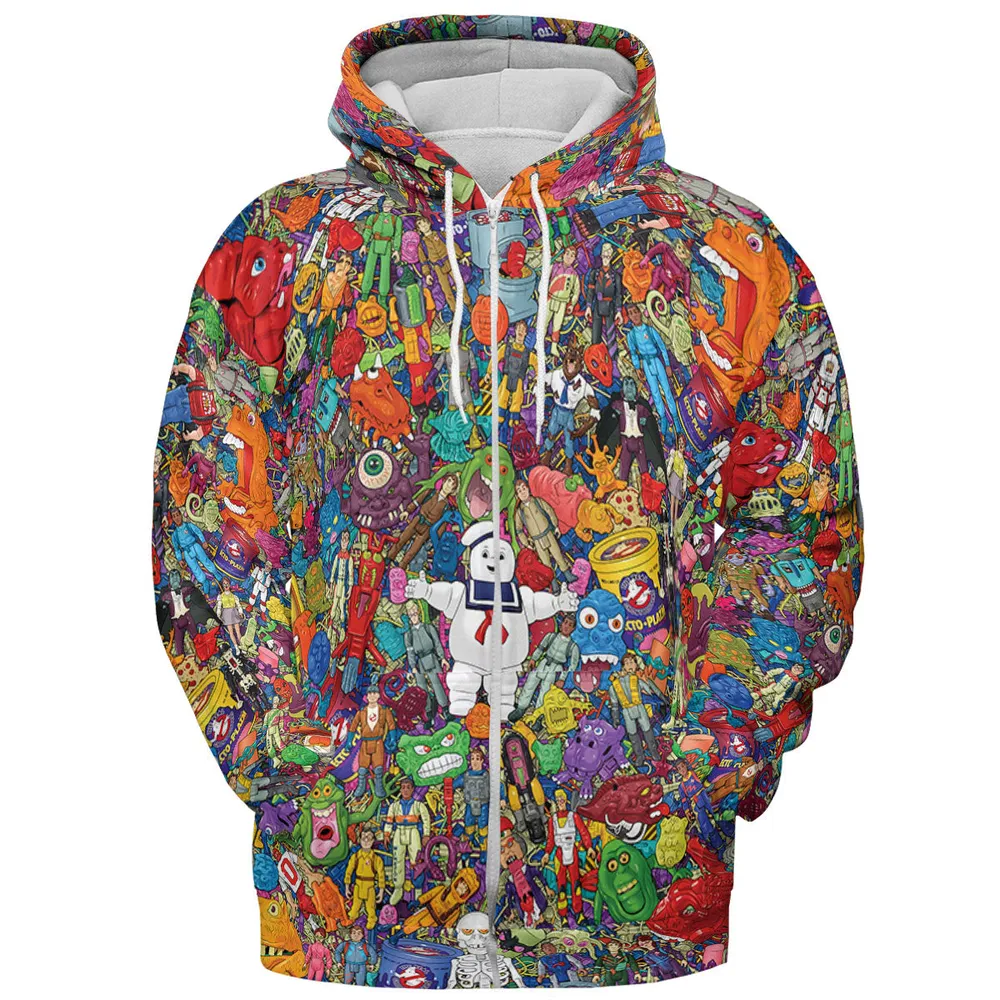 Ghostbusters Toybox All-over Print Hoodie - 4