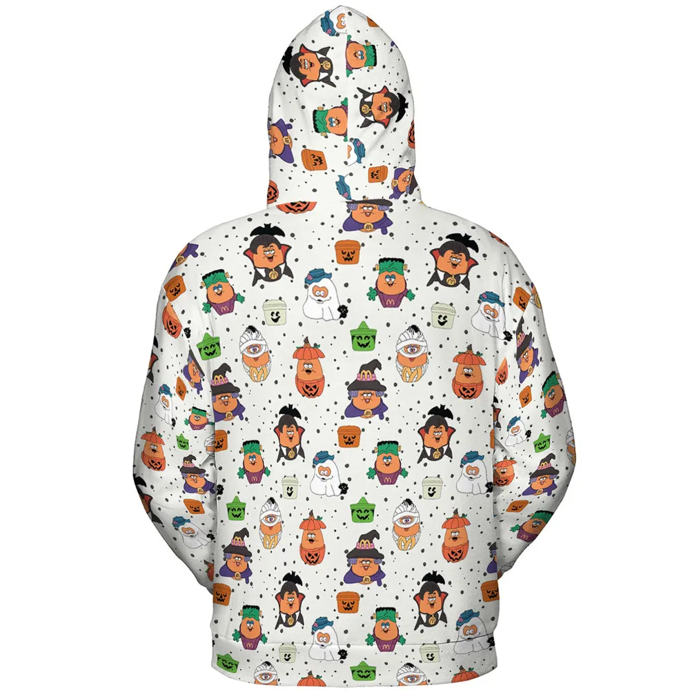Memorable Friends McNugget Buddies Mcdonalds 1992 All-over Print Hoodie - 5