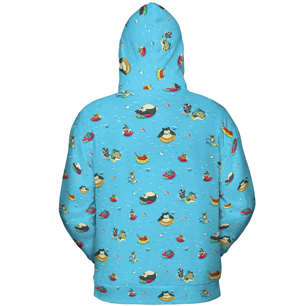 Pokemon Sunny Days Sea Swim All-over Print Hoodie - 5