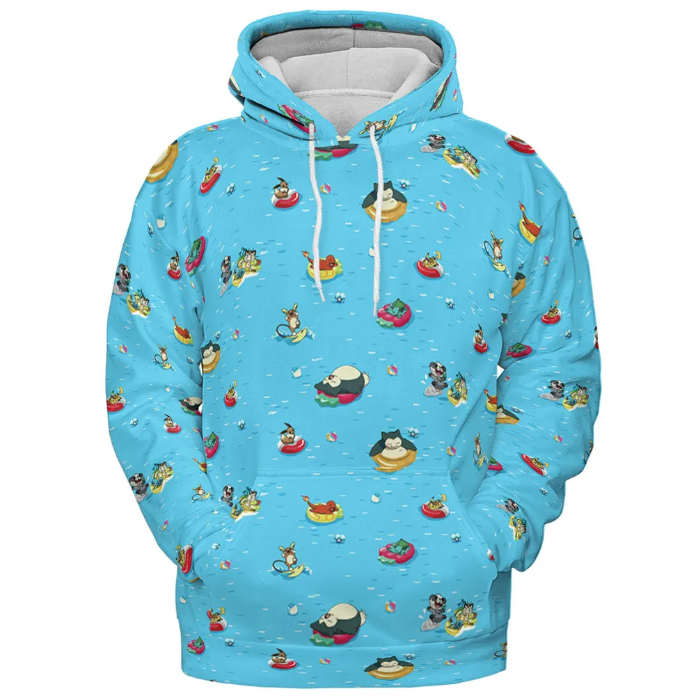 Pokemon Sunny Days Sea Swim All-over Print Hoodie - 3