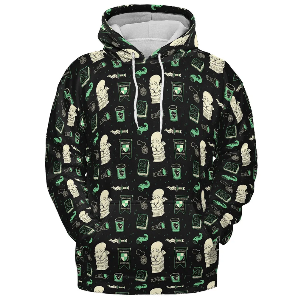 Cthulhu H.P Lovecraft Miskatonic University All-over Print Hoodie - 3