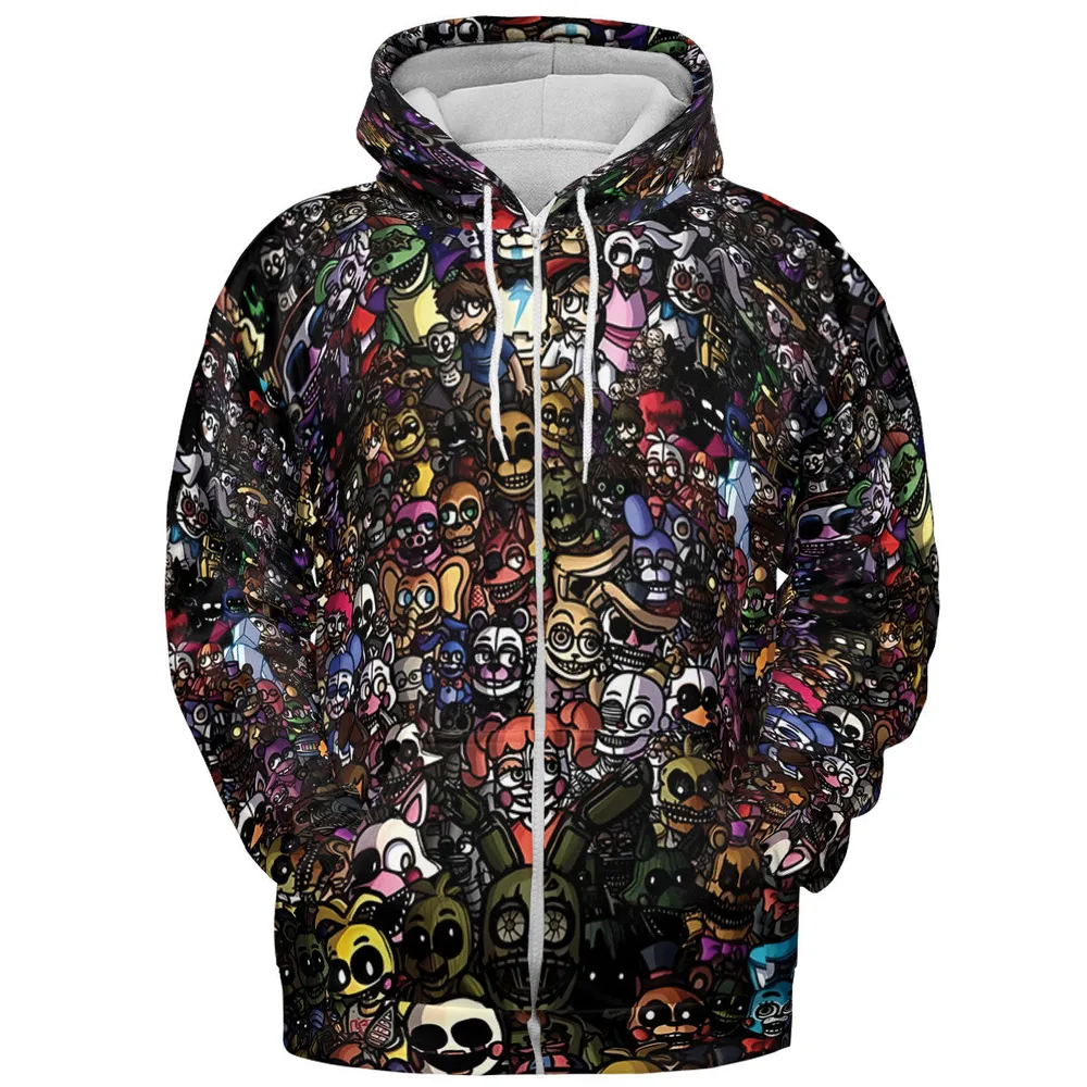 Doing A FNAF All-over Print Hoodie - 4