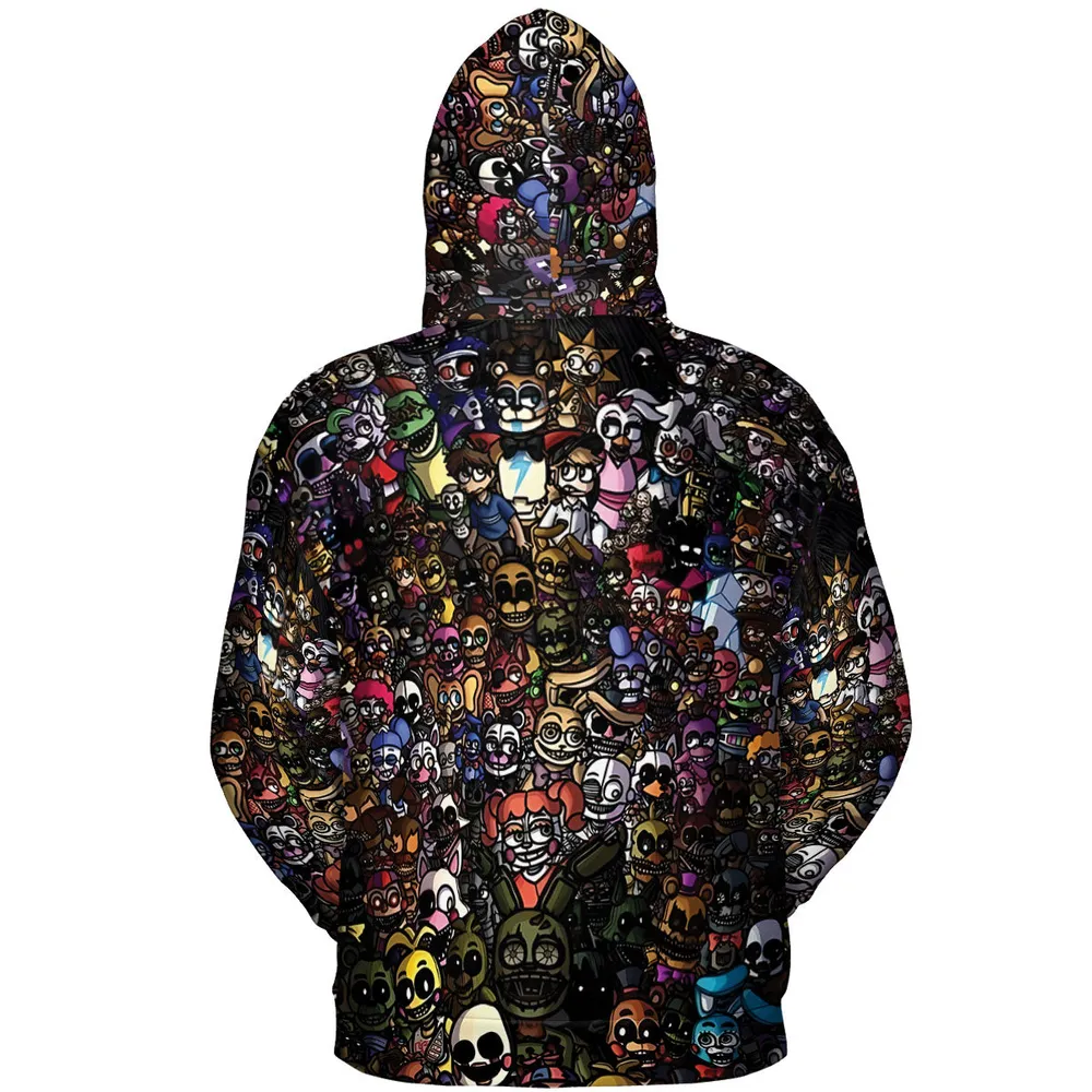 Doing A FNAF All-over Print Hoodie - 5
