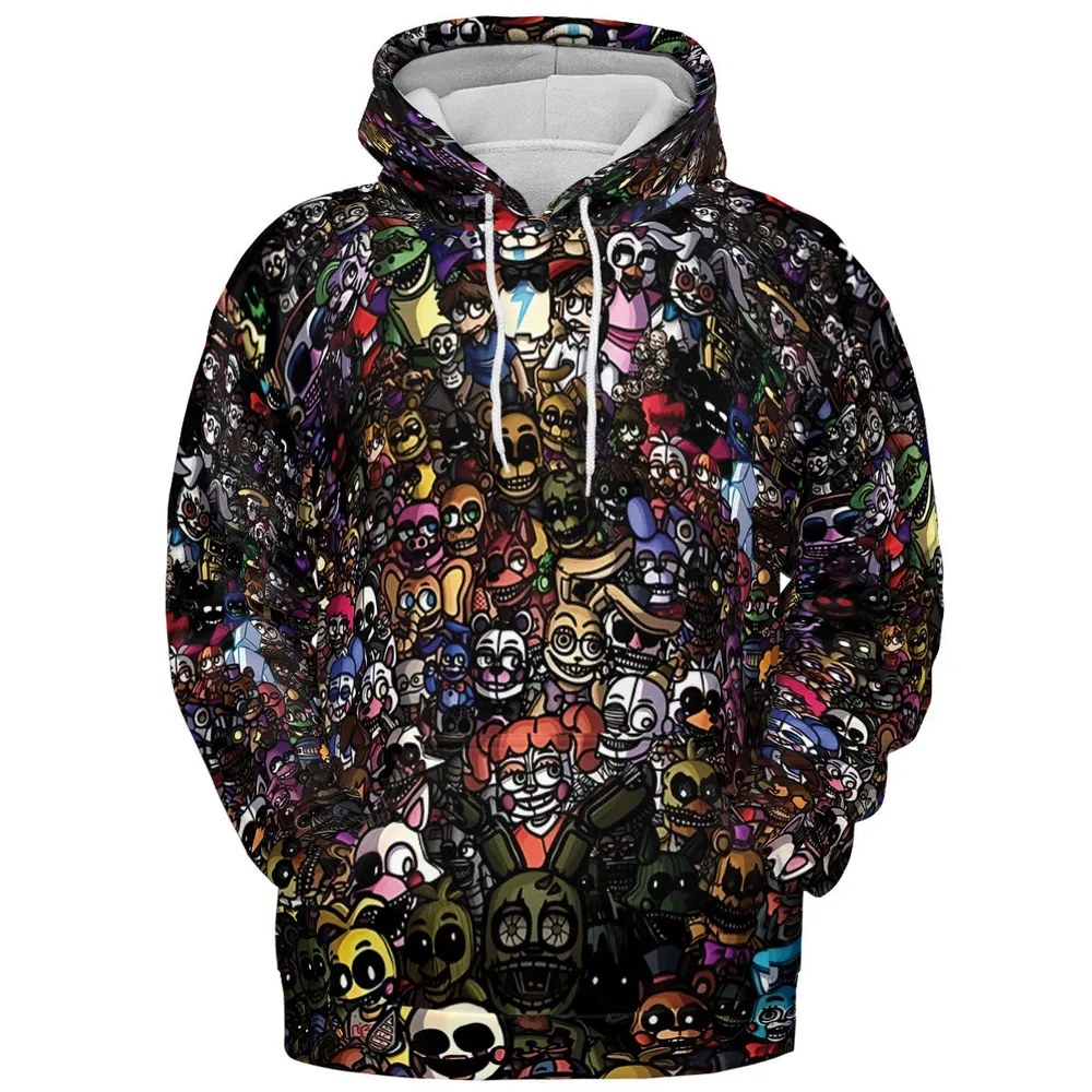 Doing A FNAF All-over Print Hoodie - 3