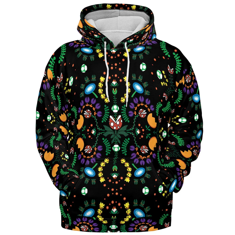 Mario Bros Piranha Plant All-over Print Hoodie - 3
