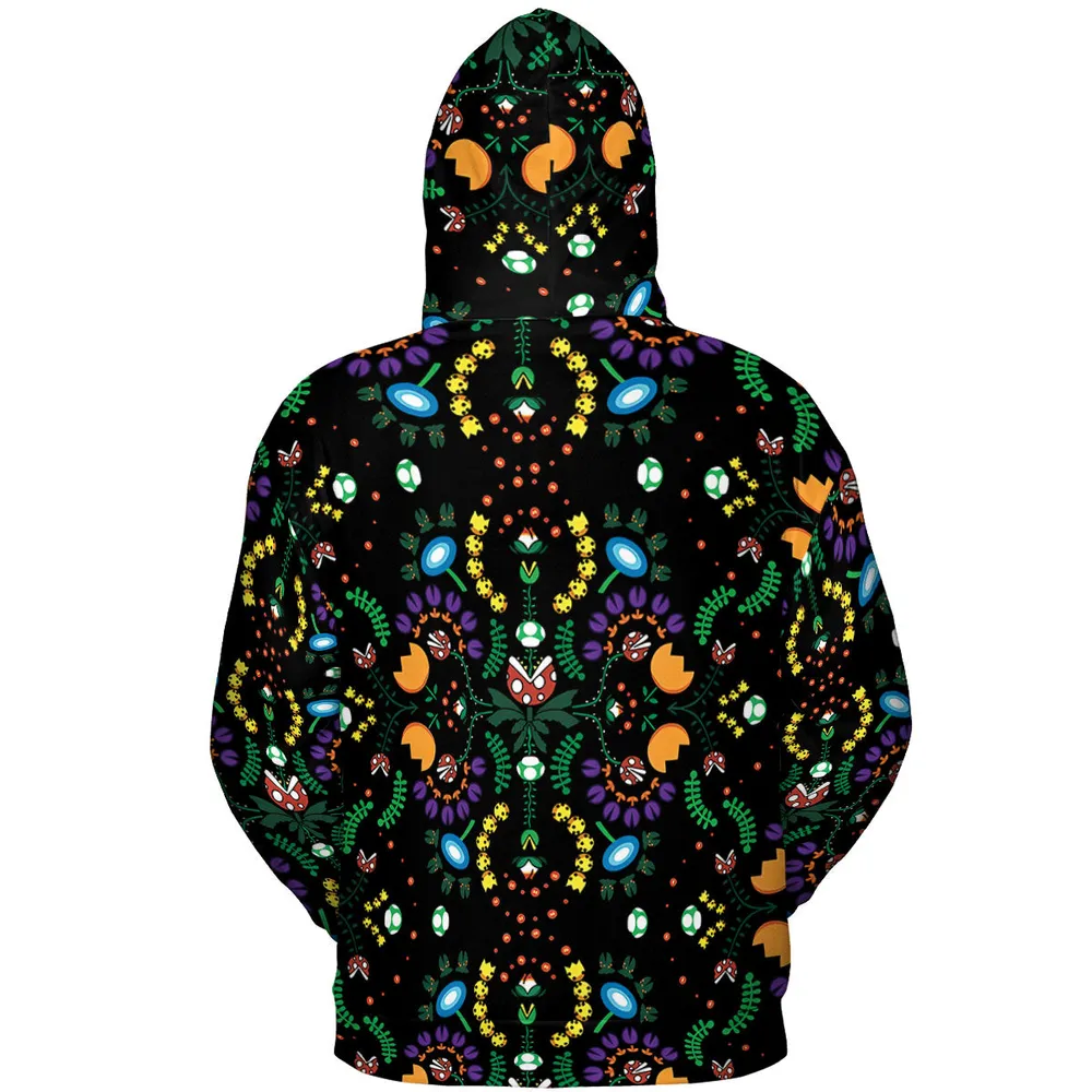 Mario Bros Piranha Plant All-over Print Hoodie - 5