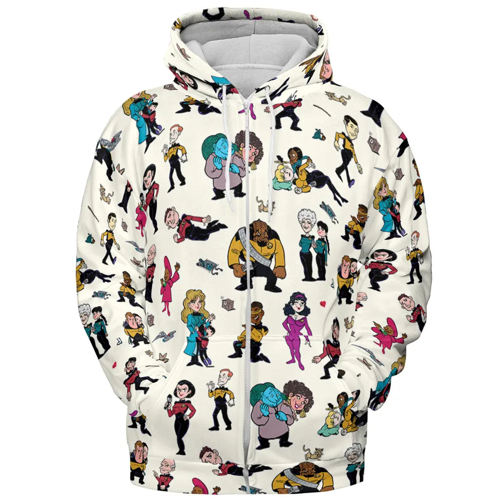 Star Trek TNG Tribute All-over Print Hoodie - 4