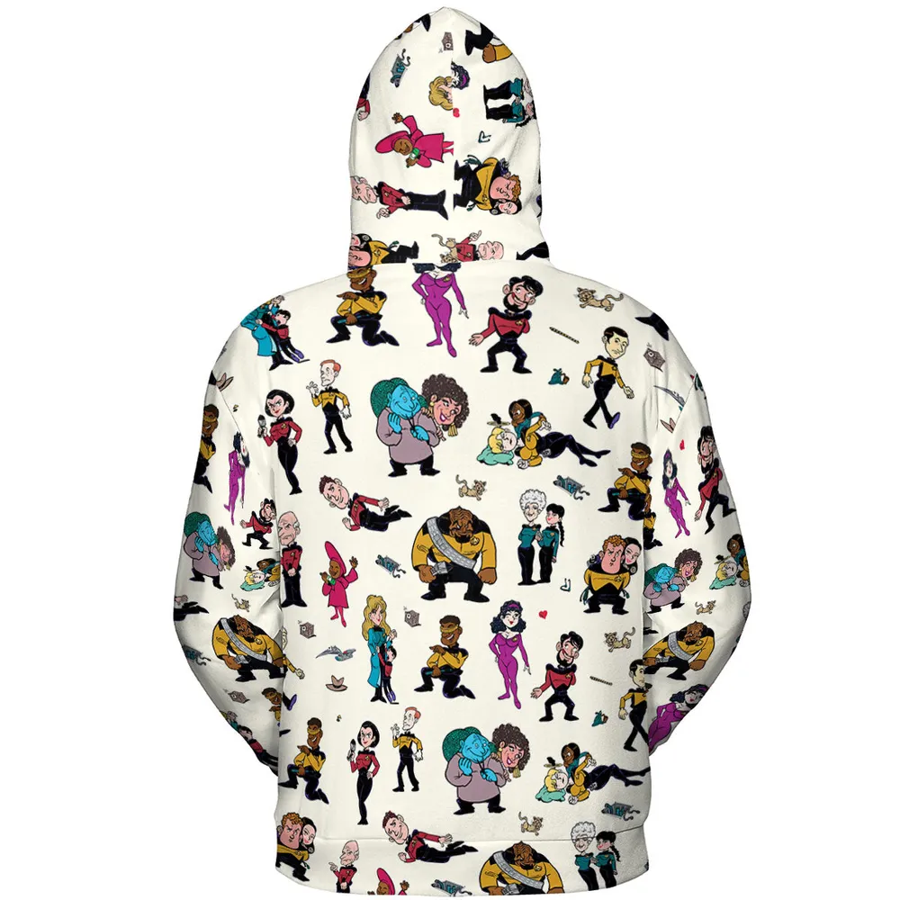 Star Trek TNG Tribute All-over Print Hoodie - 5