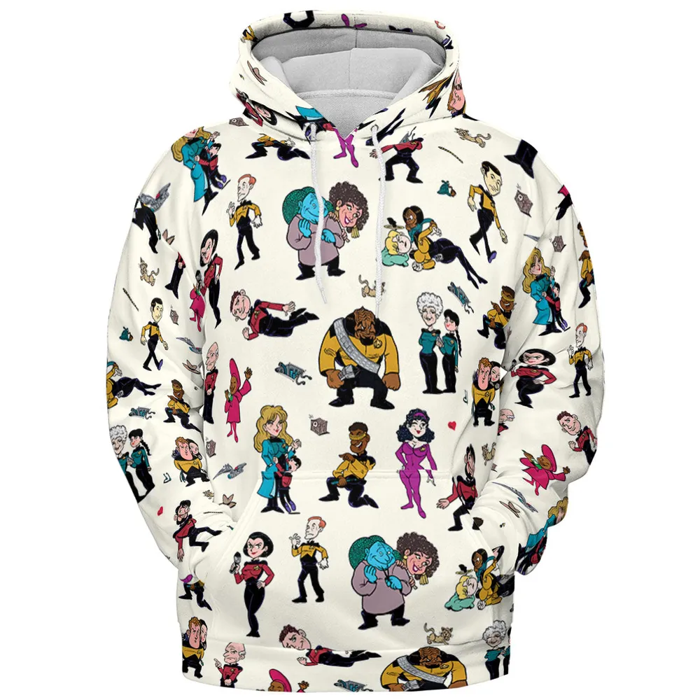 Star Trek TNG Tribute All-over Print Hoodie - 3