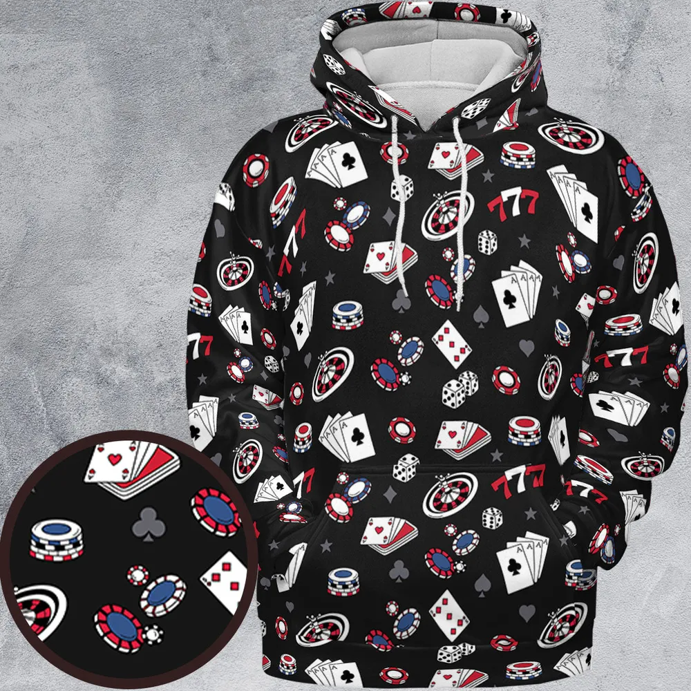 Poker Texas Hold’em All-over Print Hoodie - 2
