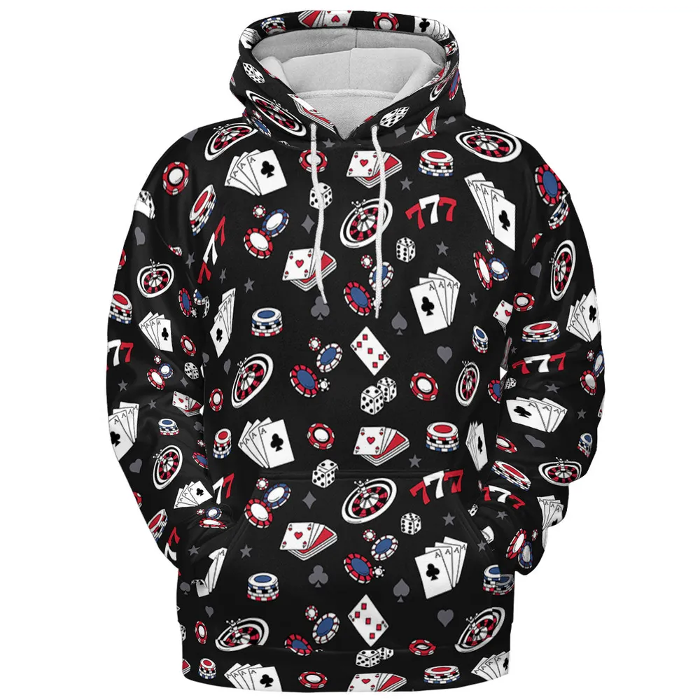 Poker Texas Hold’em All-over Print Hoodie - 3