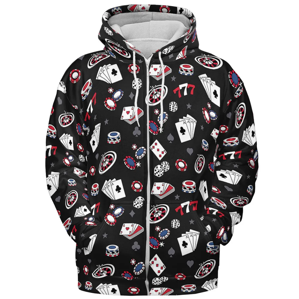 Poker Texas Hold’em All-over Print Hoodie - 4