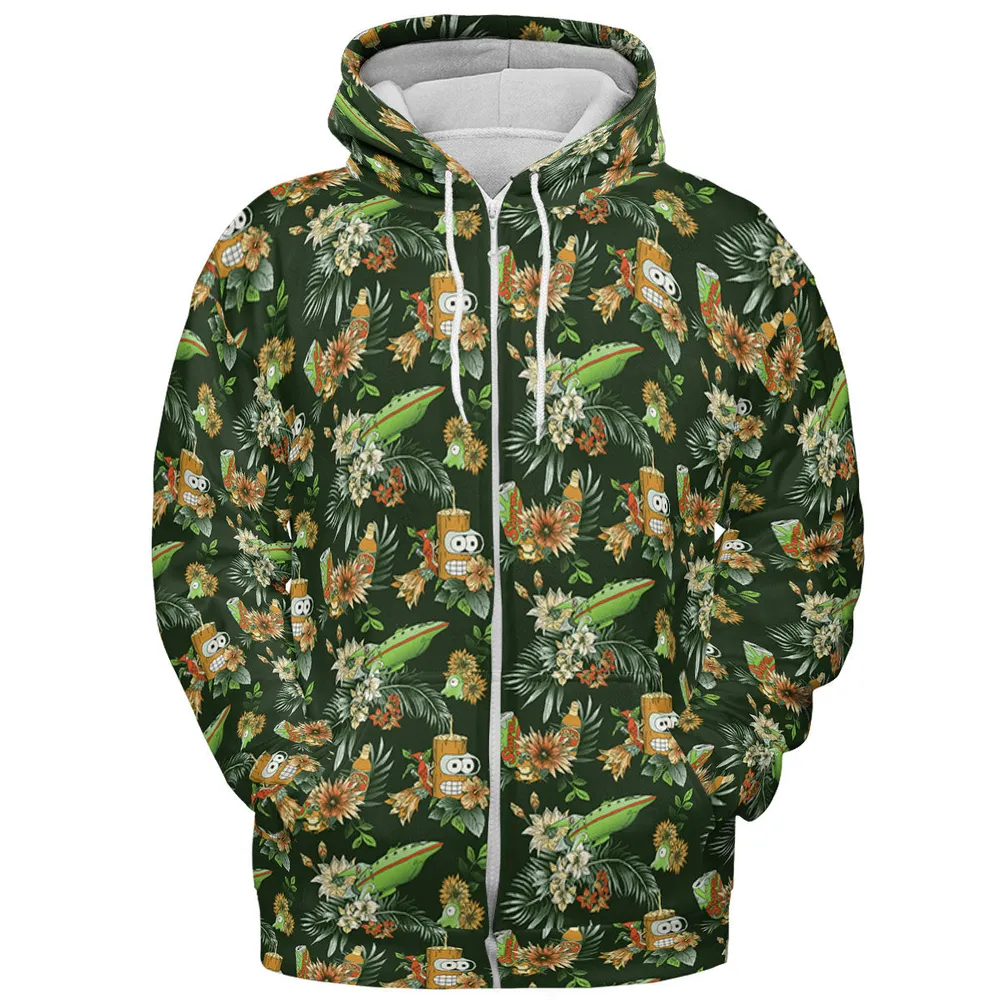 The Year 3000 Bender Futurama All-over Print Hoodie - 4