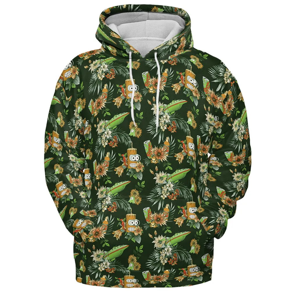 The Year 3000 Bender Futurama All-over Print Hoodie - 3