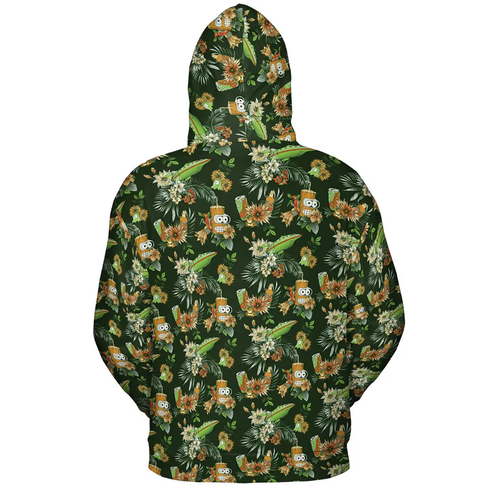 The Year 3000 Bender Futurama All-over Print Hoodie - 5