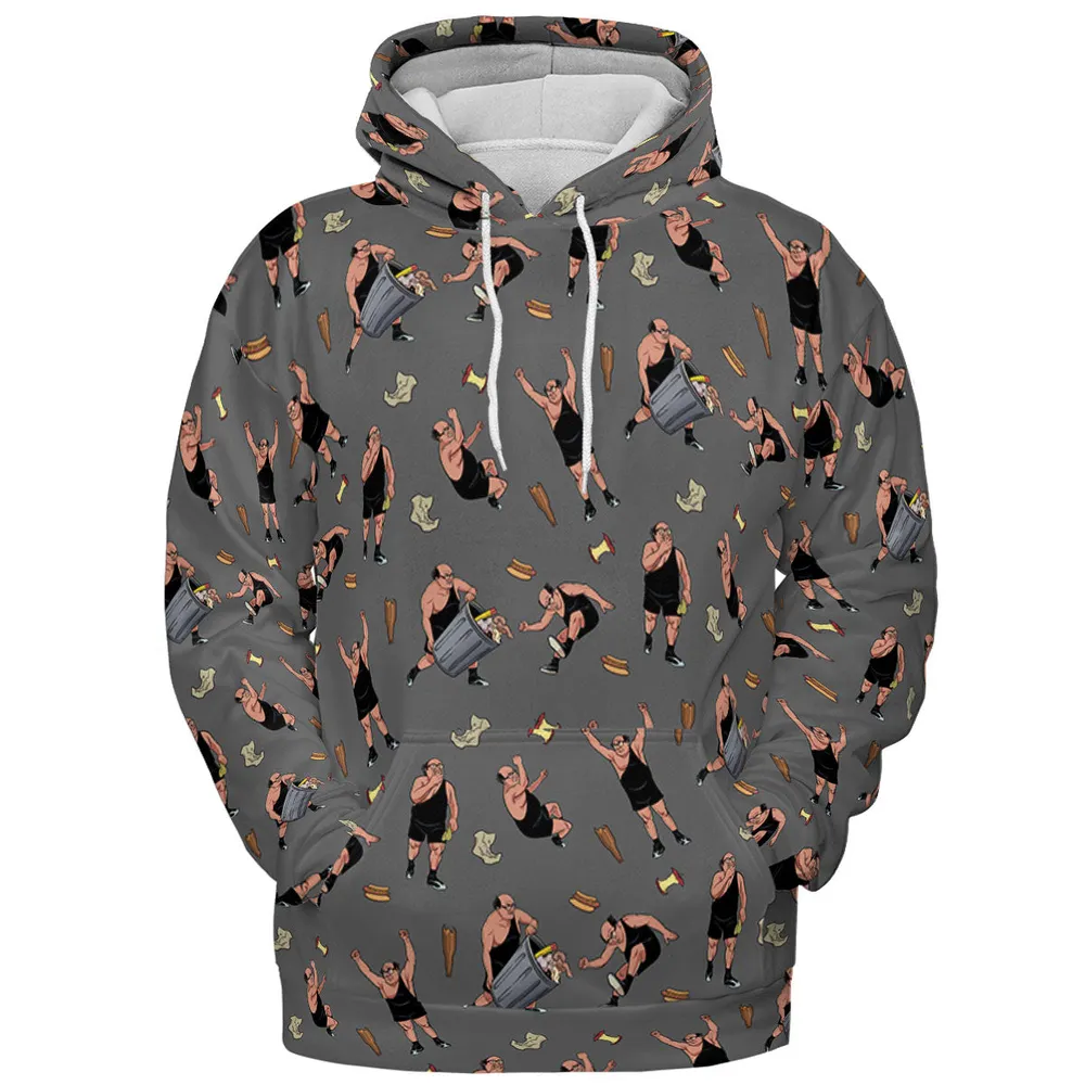 The Trashman It's Always Sunny in Philadelphia All-over Print Hoodie - 3