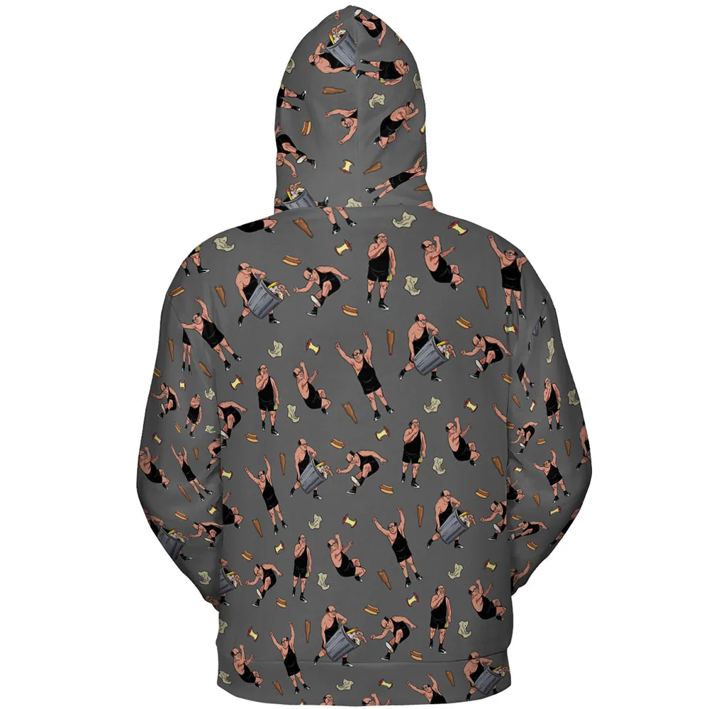 The Trashman It's Always Sunny in Philadelphia All-over Print Hoodie - 5