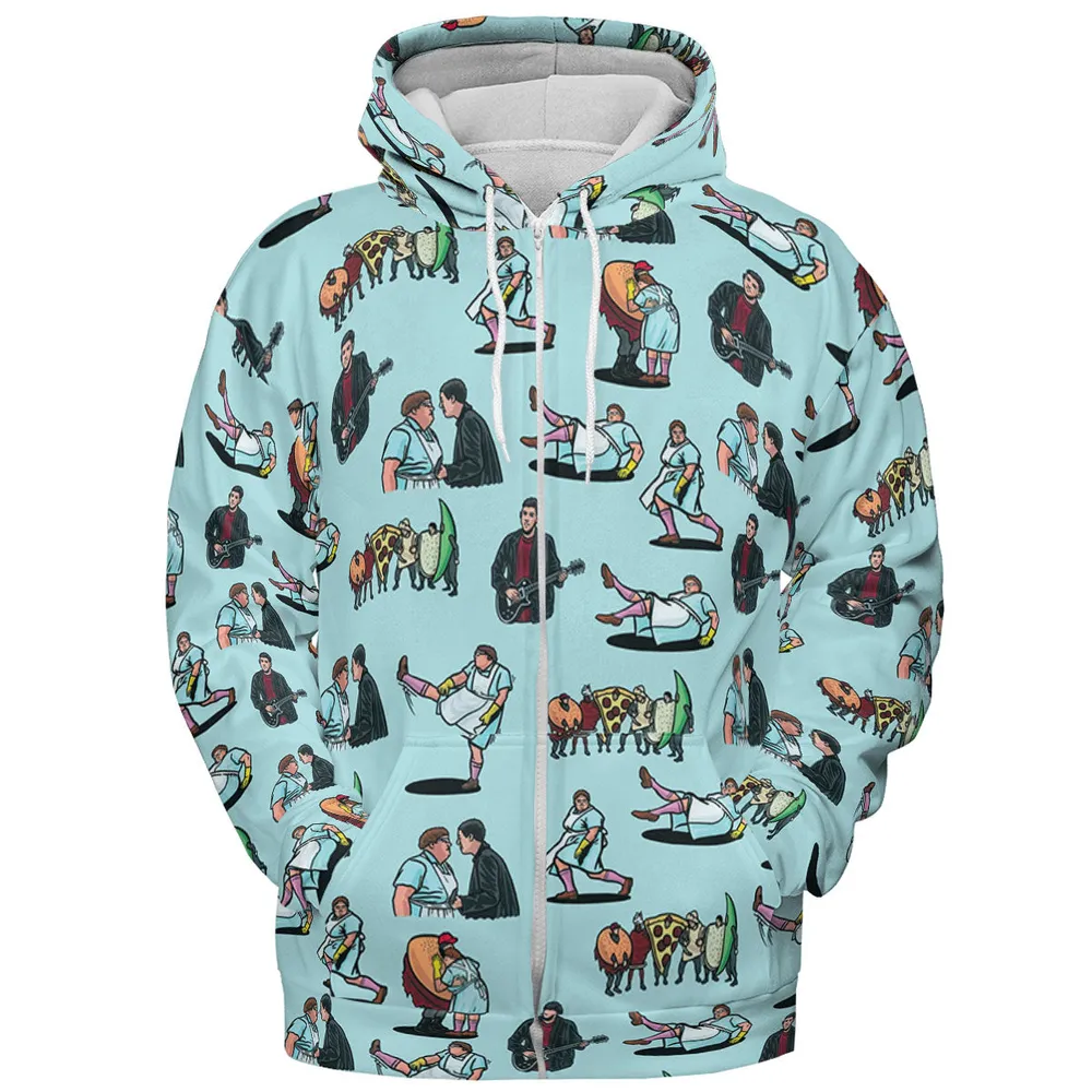Lunch Lady Land SNL All-over Print Hoodie - 4