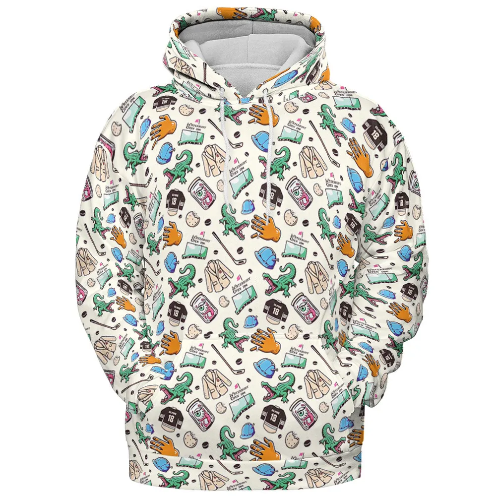 Happy Gilmore Pattern All-over Print Hoodie - 3