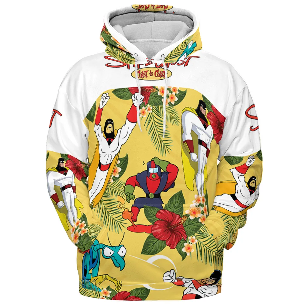 Space Ghost Coast to Coast Characters All-over Print Hoodie - 3