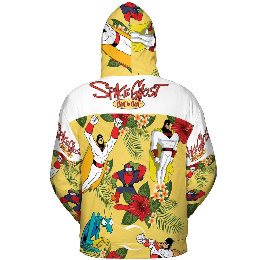 Space Ghost Coast to Coast Characters All-over Print Hoodie - 5