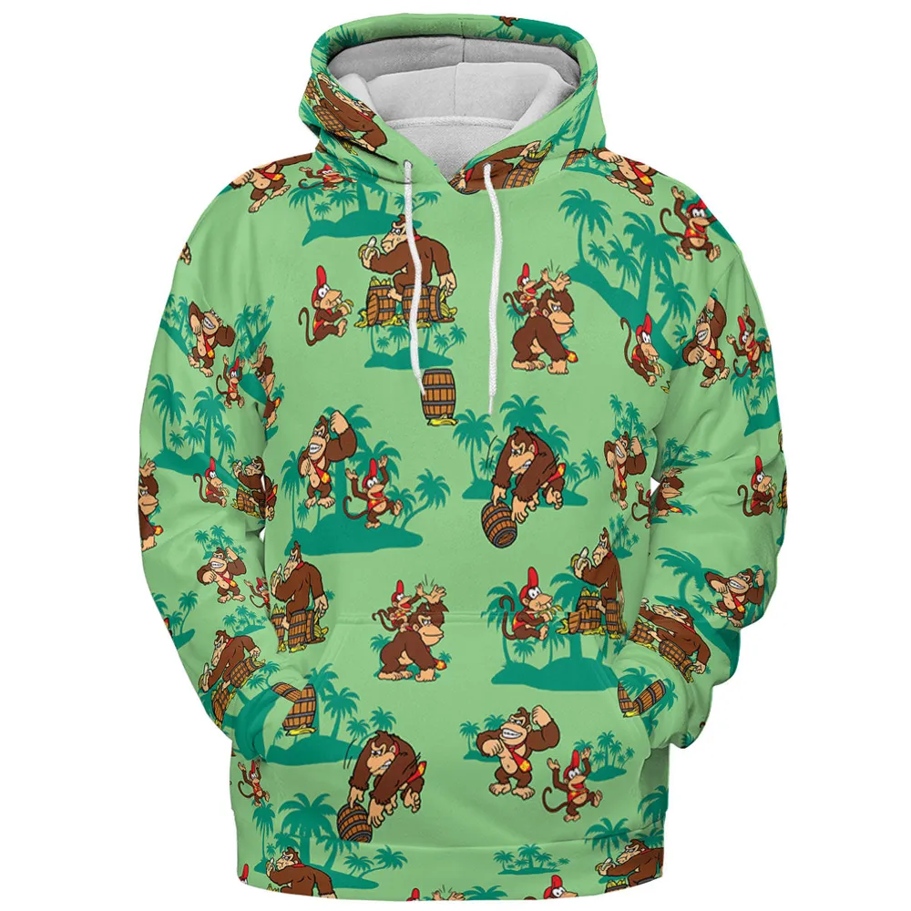 Donkey Kong & Diddy Kong All-over Print Hoodie - 3