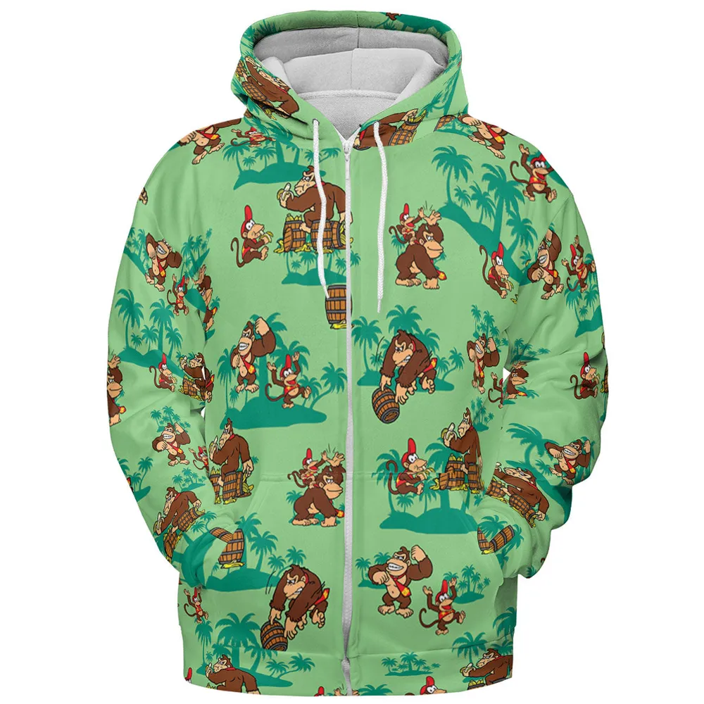 Donkey Kong & Diddy Kong All-over Print Hoodie - 4