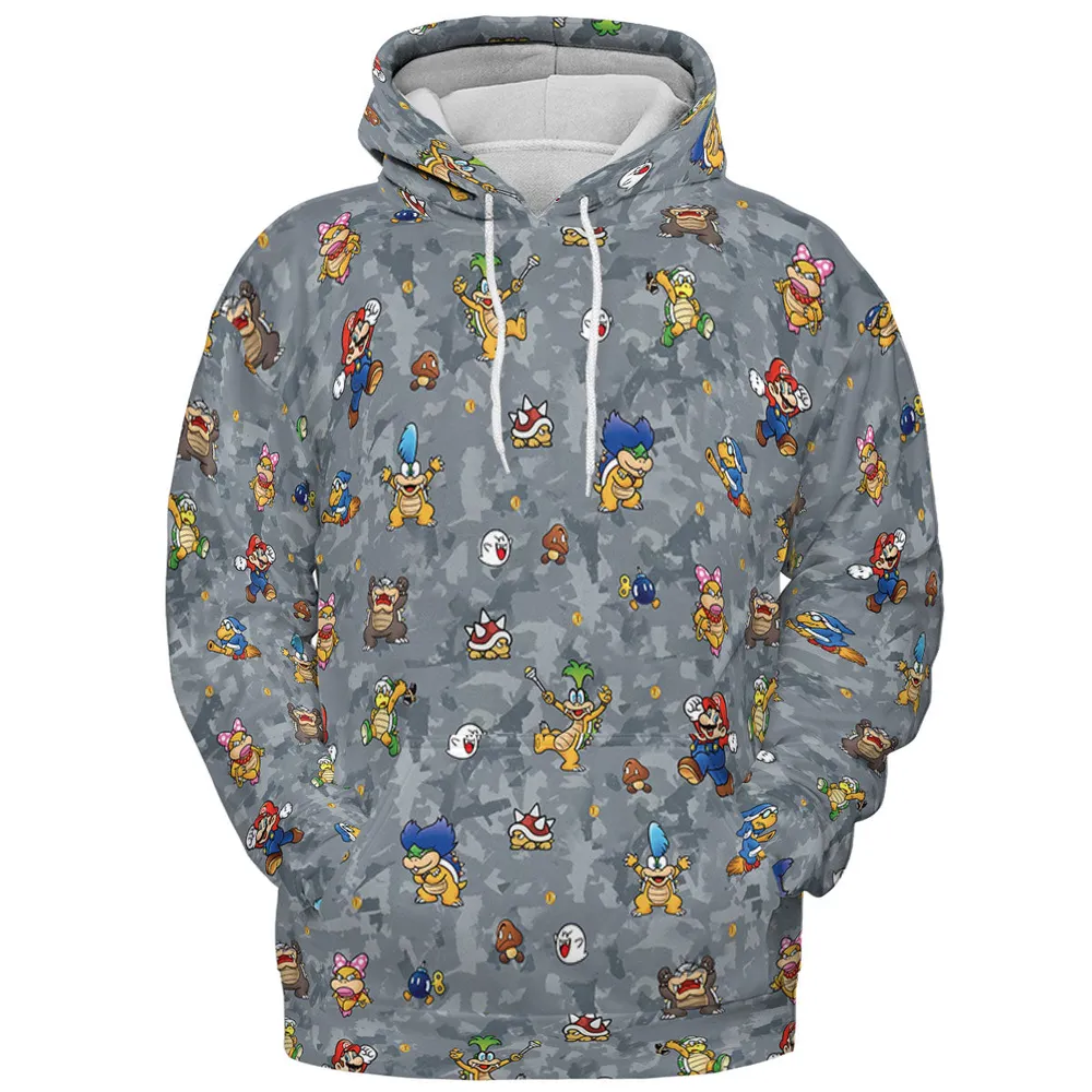 Super Mario Nintendo Video Game All-over Print Hoodie - 3
