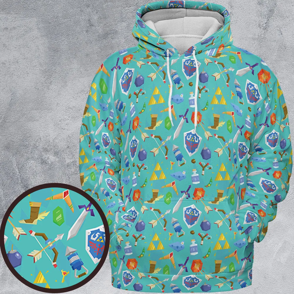 Zelda Korok All-over Print Hoodie - 2