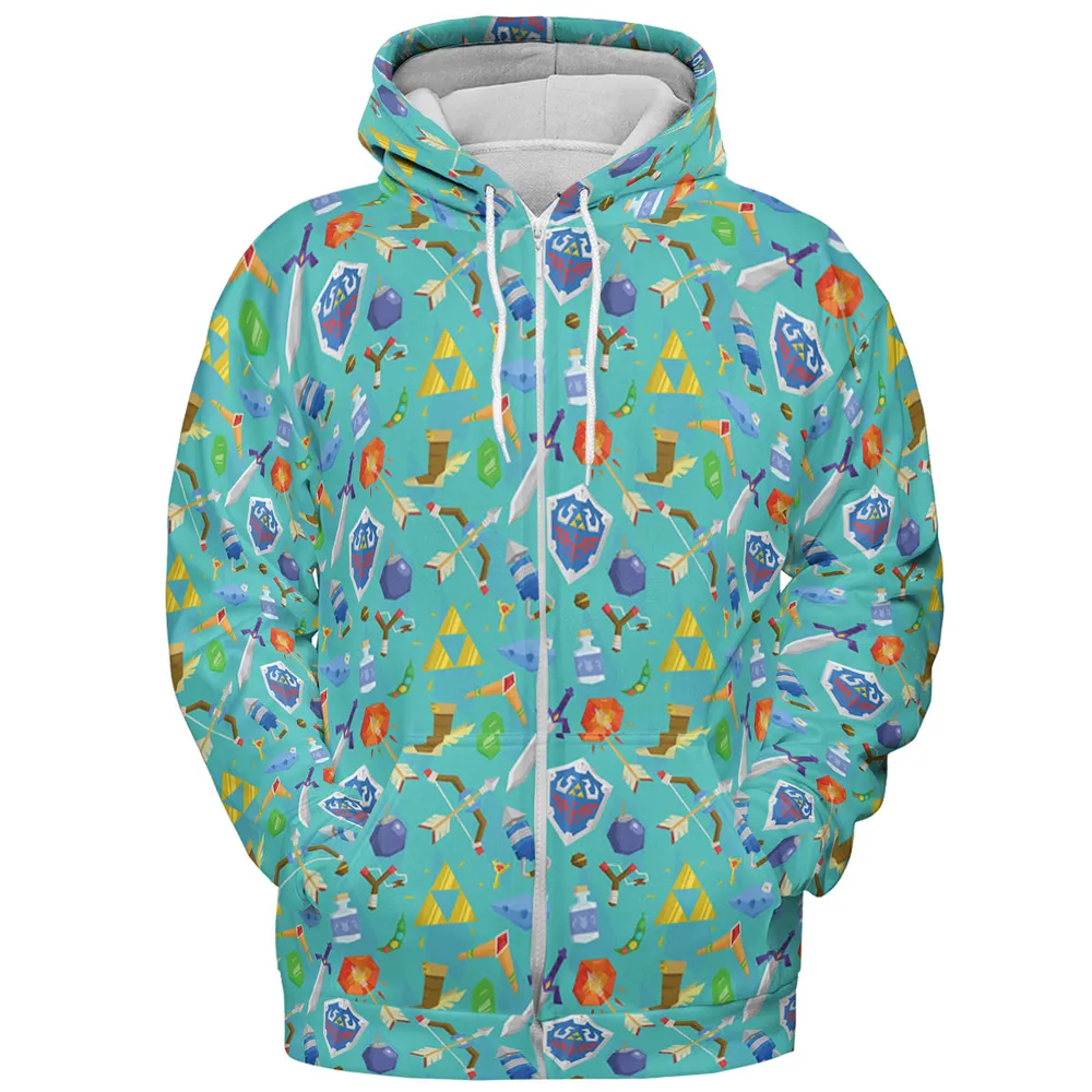 Zelda Korok All-over Print Hoodie - 4