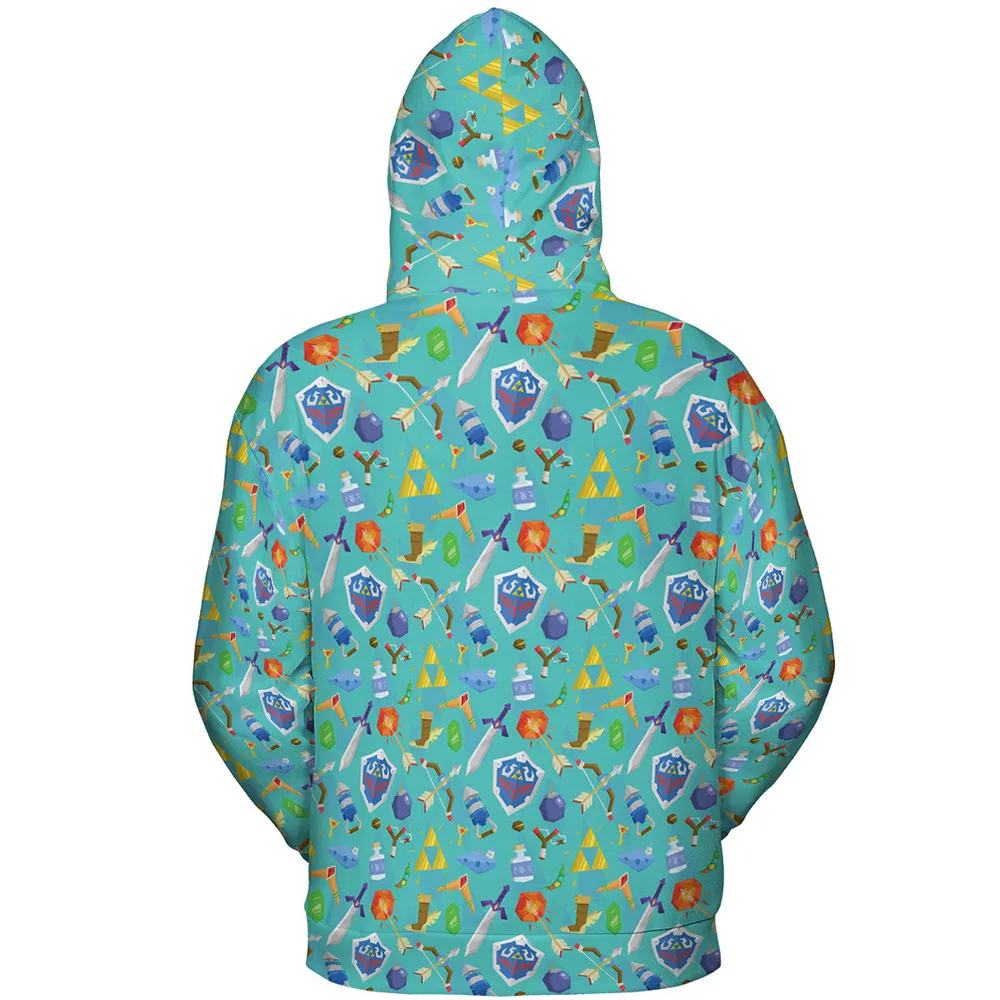 Zelda Korok All-over Print Hoodie - 5