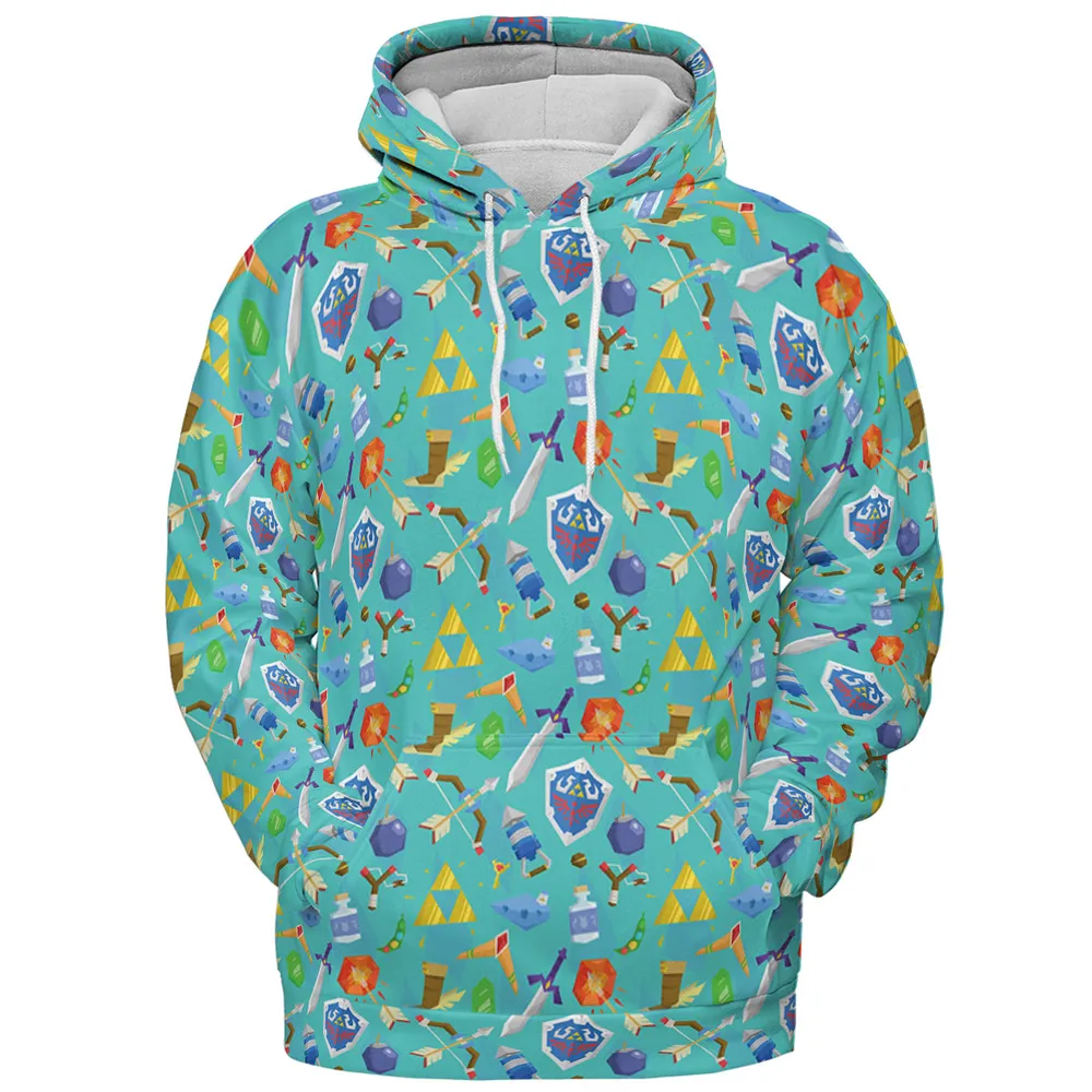 Zelda Korok All-over Print Hoodie - 3