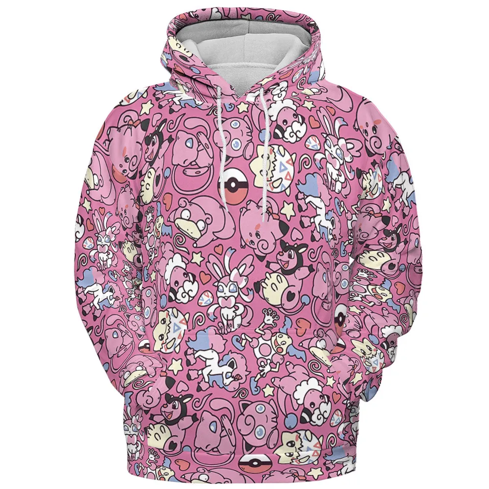 Fairy Pokemon Pattern All-over Print Hoodie - 3