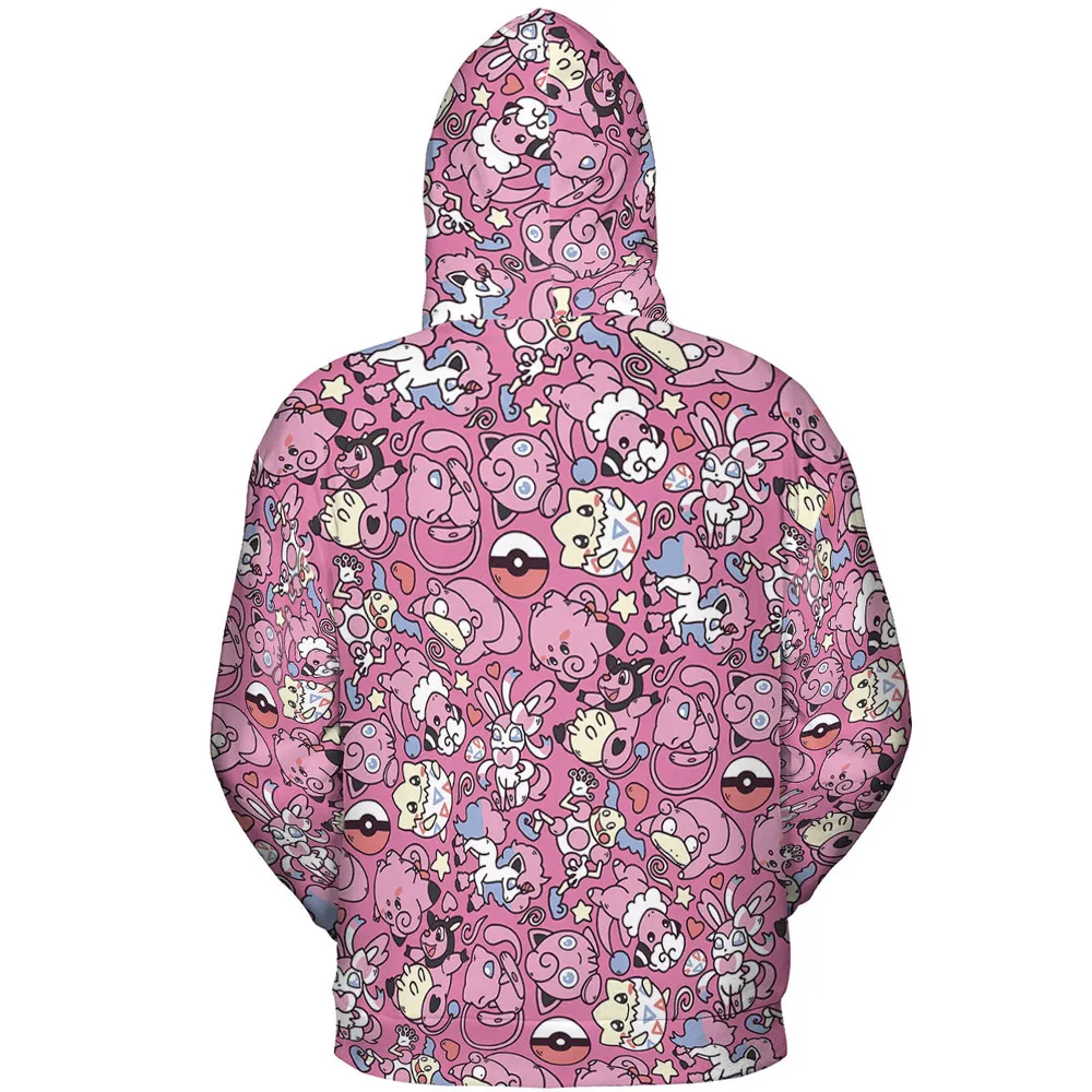 Fairy Pokemon Pattern All-over Print Hoodie - 5