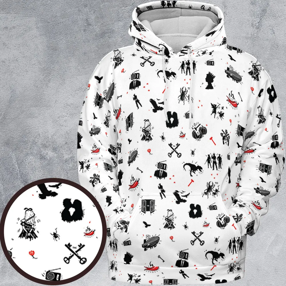 Legandary Bands Mashup All-over Print Hoodie - 2