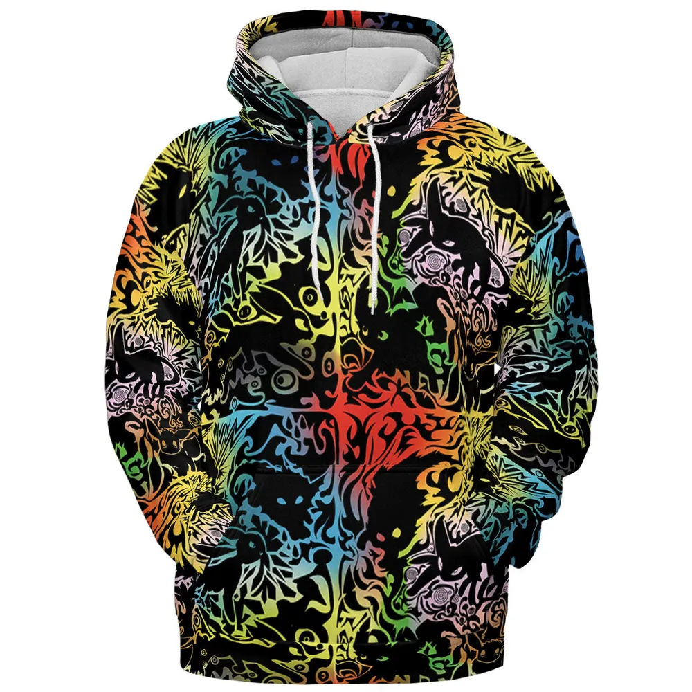 Eevee Pokemon Black All-over Print Hoodie - 3