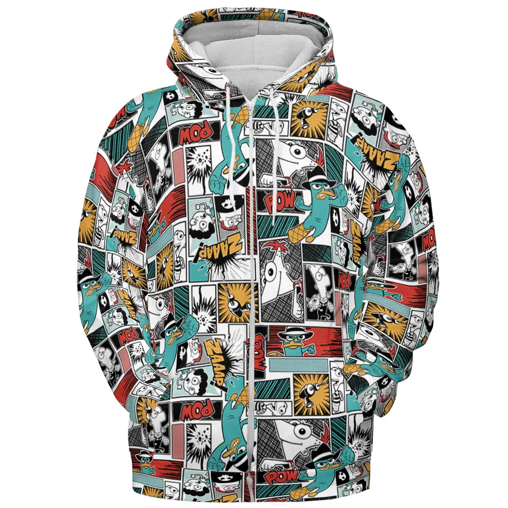 Zaaap! Phineas and Ferb All-over Print Hoodie - 4
